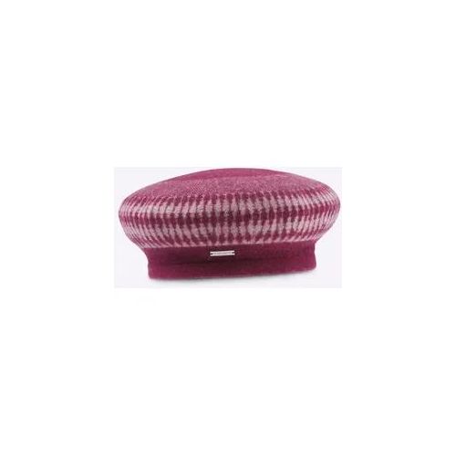 Baskenmütze CASUAL LOOKS, Damen, rot (bordeaux), Wolle, Mützen