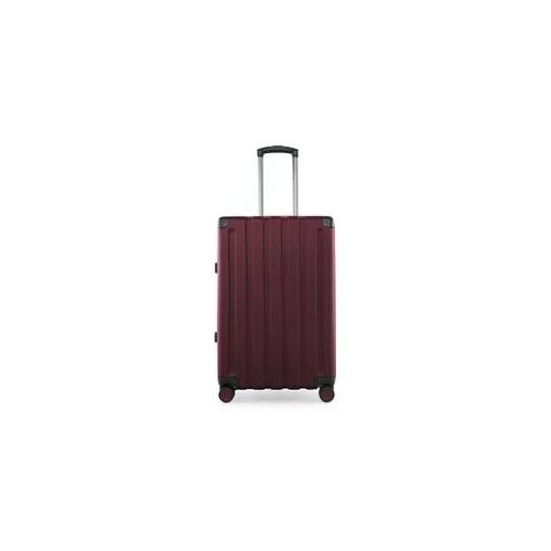 Hartschalen-Trolley HAUPTSTADTKOFFER "Q-Damm - Mittelgroßer Koffer, TSA" Gr. B/H/T: 45,5cm x 68cm x 27cm 71 l, rot (burgund) Koffer Reisekoffer, Hartschalenkoffer, mittelgroß