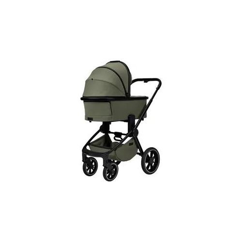 Kombi-Kinderwagen MOON "Resea+" grün (moss) Baby Kinderwagen mit Sportsitz