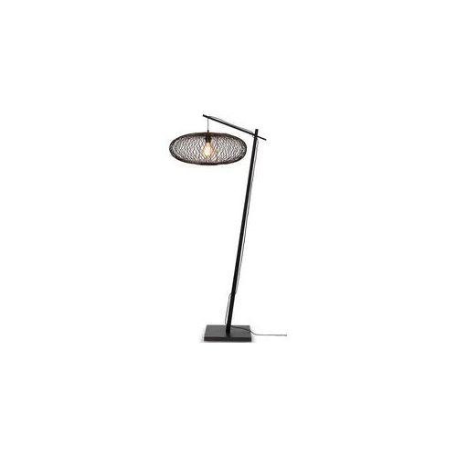 Stehlampe GOOD & MOJO "Cango" Lampen Gr. Ø 60cm H: 176cm, schwarz Bogenlampe Stehlampe