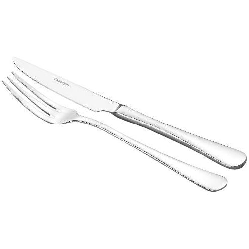 10x 12-tlg. Steakbesteck SYLVIA, Edelstahl 18/0 Besteck, Besteckset