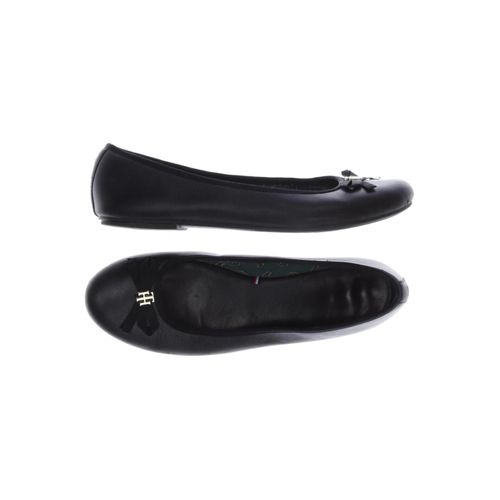 Tommy Hilfiger Damen Ballerinas, schwarz, Gr. 42