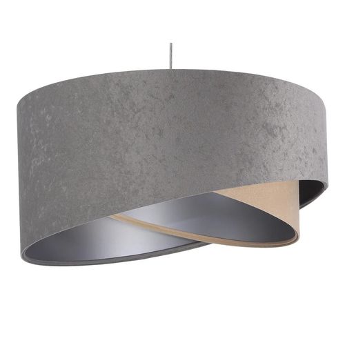 Hängeleuchte Galaxy grau, beige, silber 1 x E27 Ø 50cm H:105cm dimmbar