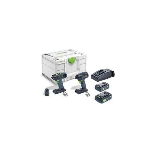 Festool Schrauber- und Bohrer-Set TID 18 HPC 4,0 I-Set T18 - 577244