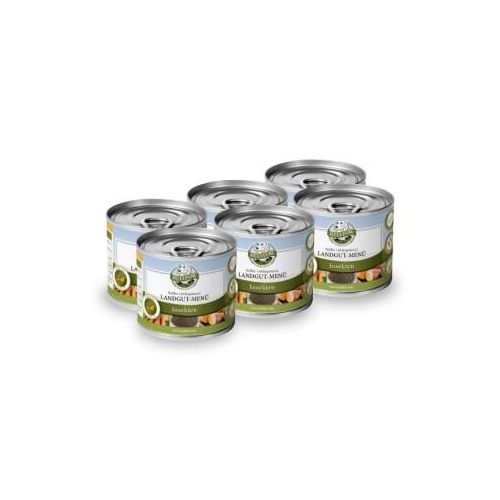 Bellfor Hundefutter Nass mit Insekten - Landgut-Menü - 6x200g