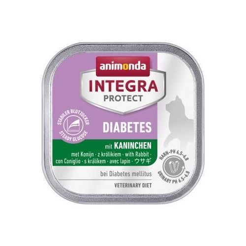 animonda Integra Protect Diabetes 16x100g Kaninchen