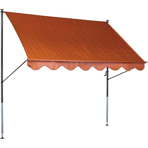 Klemmmarkise ANGERER FREIZEITMÖBEL Markisen Gr. 150cm, 150cm, orange (terrakotta)