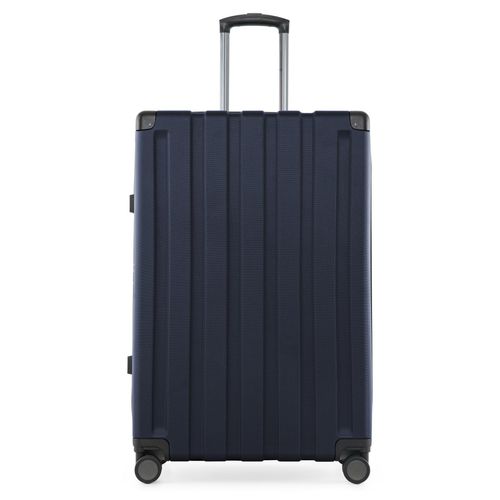 Hartschalen-Trolley HAUPTSTADTKOFFER "Q-Damm - Großer Koffer" Gr. B/H/T: 51cm x 78cm x 31cm 111 l, blau (dunkelblau) Koffer Reisekoffer, Aufgabegepäck, Hartschalenkoffer, groß