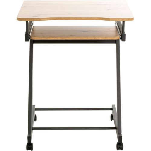 Computertisch HAKU, grau (anthr, eiche, anthrazit, eiche), B:60cm H:75cm T:49cm, Tische