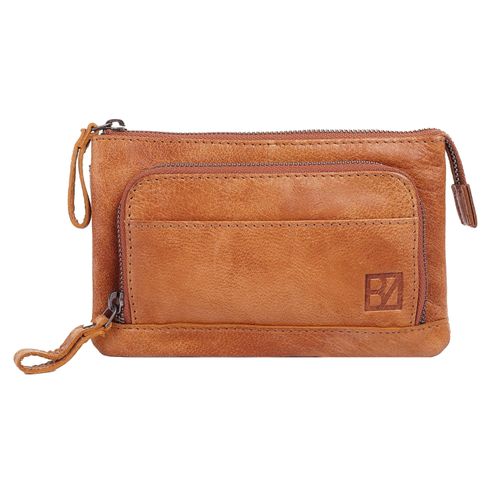 Gürteltasche BODENSCHATZ Gr. B/H/T: 18cm x 12cm x 3cm onesize, braun (cognac) Damen Taschen echt Leder