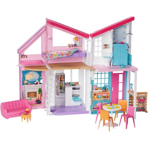 Puppenhaus BARBIE "Malibu Haus" Puppenhäuser rosa Kinder