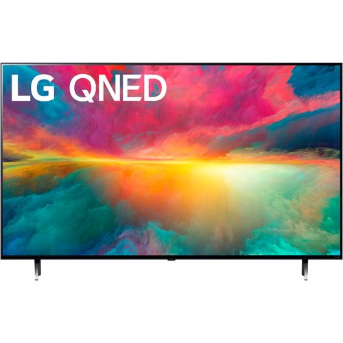 E (A bis G) LG QNED-Fernseher "75QNED776RB" Fernseher Gr. 75, schwarz