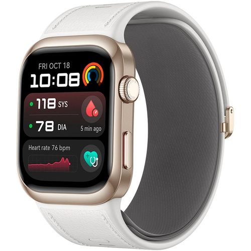 Smartwatch HUAWEI "Watch D2", gold, Smartwatches, 4,62cm (1,82 Zoll) AMOLED, EKG, IP68, bis zu 5 Tage Akkulaufzeit