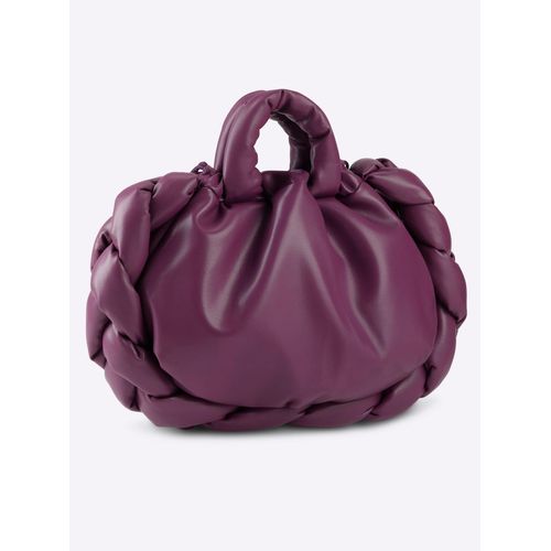 Handtasche HEINE Gr. B/H/T: 27cm x 42cm x 15cm, lila (traube) Damen Taschen