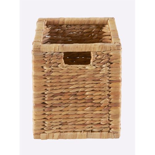 Aufbewahrungskorb HEINE HOME Aufbewahrungsboxen Gr. B/H/T: 27cm x 30cm x 30cm, beige (natur)