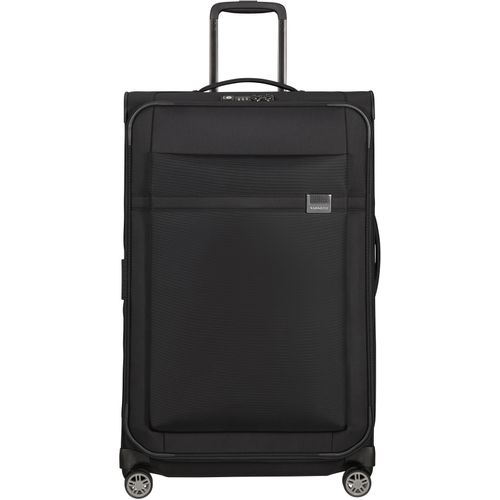 Weichgepäck-Trolley SAMSONITE "AIREA, 78 cm" Gr. B/H/T: 49cm x 78cm x 29cm 112 l, schwarz Koffer Weichschalenkoffer Großer-Koffer Reisekoffer mit Volumenerweiterung