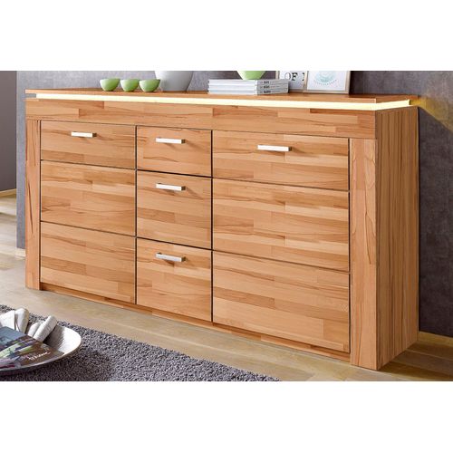 Sideboard VOGL MÖBELFABRIK Sideboards beige (kernbuche teilmassiv) Breite 182 cm