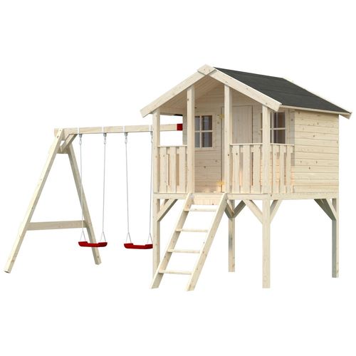 Spielhaus PALMAKO "Toby" Spielhäuser beige (natur) Kinder mit Terrasse