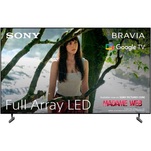 F (A bis G) SONY LED-Fernseher Fernseher BRAVIA CORE, TRILUMINOS PRO, HDMI 2.1, Gaming-Menü Gr. 75, schwarz