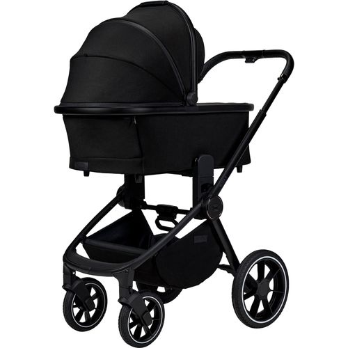 Kombi-Kinderwagen MOON "Resea+" schwarz (onyx) Baby Kinderwagen mit Sportsitz