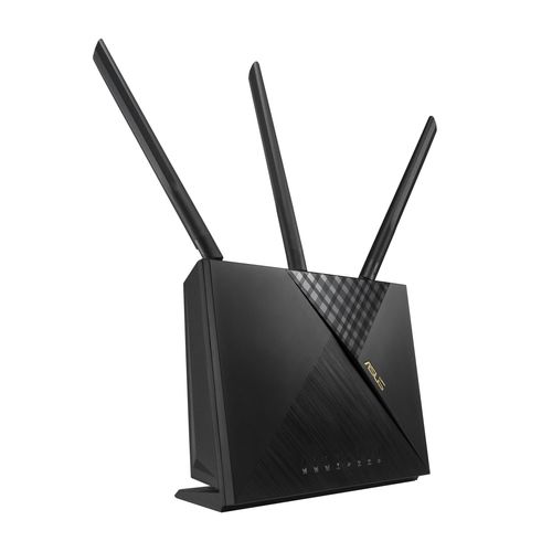 ASUS WLAN-Router "Router Asus WiFi 6 4G-AX56 AX1800" Router schwarz