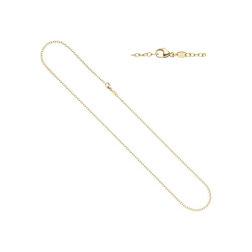 Goldkette JOBO, gelb (gelbgold 585), Halsketten, Damen, Gelbgold 585, L: 50cm, Weit-Ankerkette 585 Gold 50 cm 2 mm