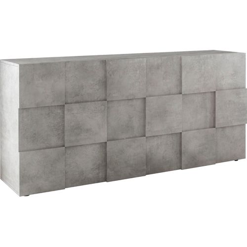 Sideboard INOSIGN "Dama Sideboard" Sideboards Gr. B/H/T: 181cm x 84cm x 42cm, grau (beton, optik)