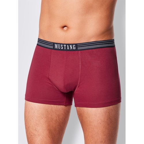 Boxer MUSTANG Gr. 6, bunt (marine, weiß, rot) Herren Unterhosen