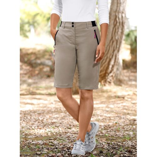 Bermudas CASUAL LOOKS Gr. 36, Normalgrößen, braun (schlamm) Damen Hosen