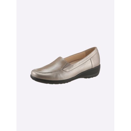 Slipper CLASSIC, Damen, Gr. 7,5, beige, Leder, Basic, Schuhe