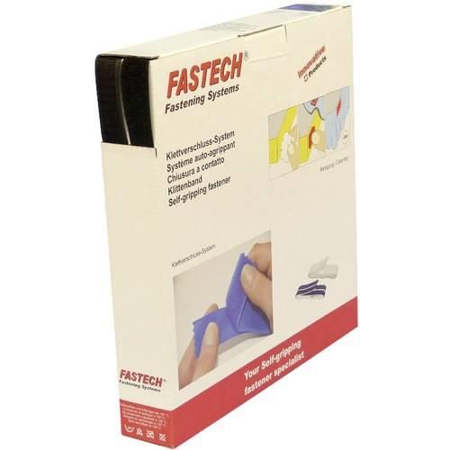 FASTECH® B20-STD-HL999925 Klettband zum Aufnähen Haft- und Flauschteil (L x B) 25 m x 20 mm Schwarz 25 m