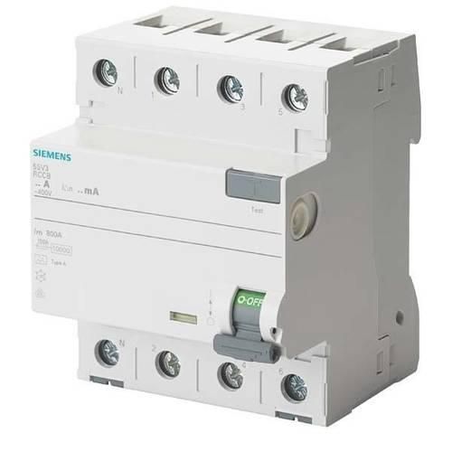 Siemens 5SV36468KL 5SV3646-8KL FI-Schutzschalter A 63 A 0.3 A 400 V