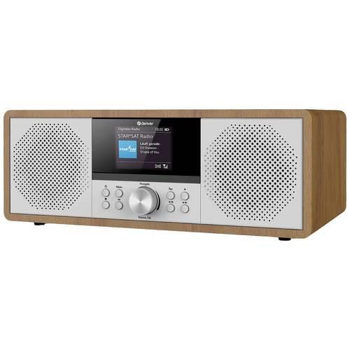 Denver MIR-270DW Internet CD-Radio Internet, DAB+, UKW AUX, Bluetooth®, CD, USB, WLAN, Internetradio Holz (dunkel)