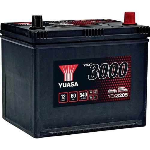 Yuasa SMF Autobatterie 12 V 60 Ah Poltyp: T1