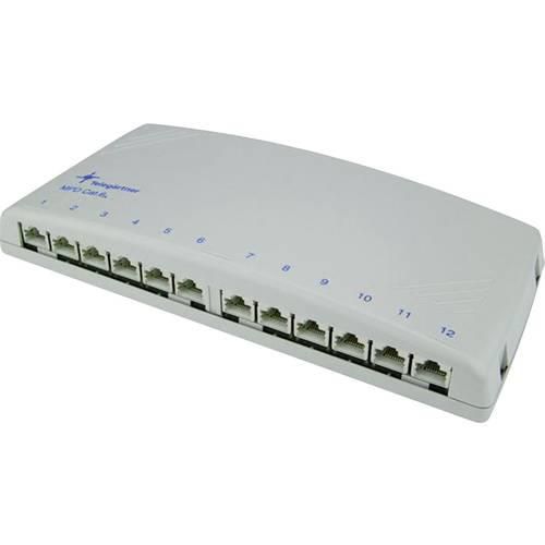 Telegärtner 100006997 12 Port Netzwerk-Patchpanel CAT 6a 1 HE Bestückt