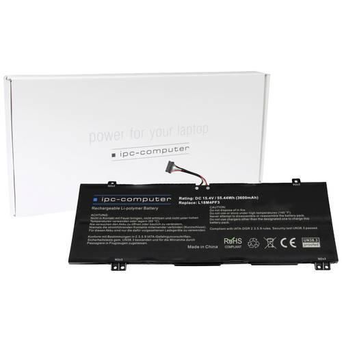 ipc-computer Notebook-Akku L18M4PF3 REPLACE 15.4 V 3600 mAh Lenovo