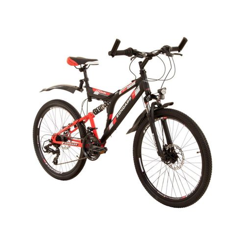 Blue 5.0 24 Zoll Fully Mountainbike Full Suspension MTB Fahrrad 24