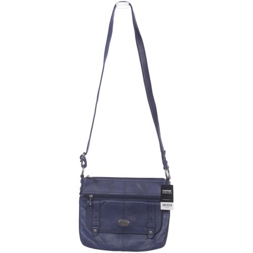 Fossil Damen Handtasche, blau, Gr.