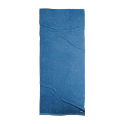 TOM TAILOR Unisex Frottier Badetuch, 80x200 cm, blau, Uni, Gr. 80X200