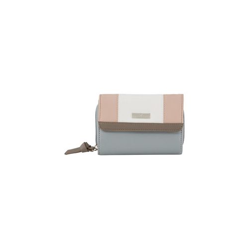 TOM TAILOR Damen TTJUNA Portemonnaie mit Colour-Blocking, rosa, Colour Blocking, Gr. ONESIZE