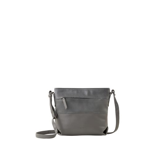 TOM TAILOR Damen TTNICOLINA M Umhängetasche mit Material-Mix, grau, Uni, Gr. ONESIZE