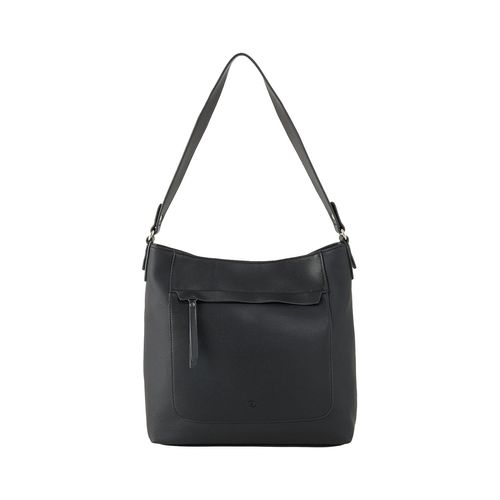 TOM TAILOR Damen Larea Beuteltasche, schwarz, Uni, Gr. ONESIZE