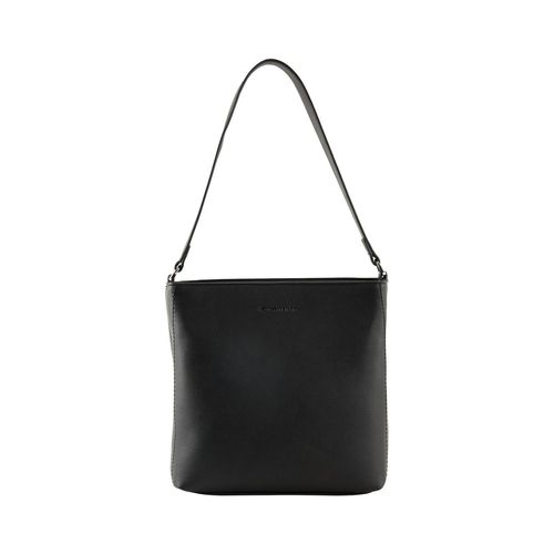 TOM TAILOR Damen Ammi Beuteltasche, schwarz, Uni, Gr. ONESIZE