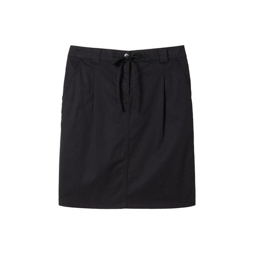 TOM TAILOR Damen Chino Rock, schwarz, Uni, Gr. 44