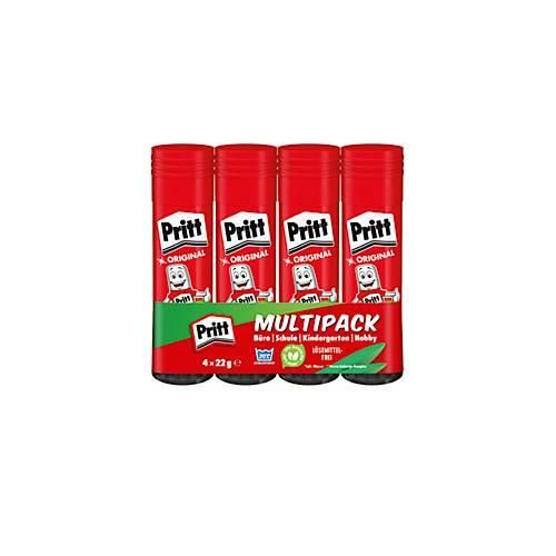 Klebestift PRITT, 4-er Pack, 22 g pro Stift