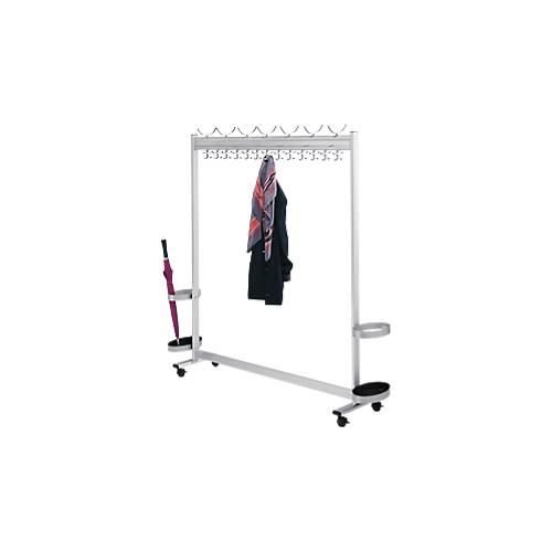 Garderobe multiline, B 1400,14 Hut-/52 Mantelhaken