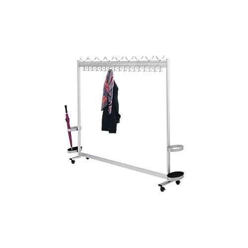 Garderobe multiline, B 1800, 18 Hut-/68 Mantelhaken