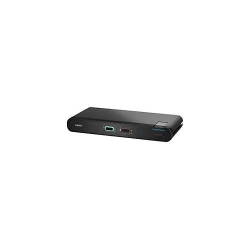 Belkin Universal Secure Dual-Head - 2. Generation - KVM-/Audio-Switch - 2 x KVM/Audio - 1 lokaler Benutzer - Desktop