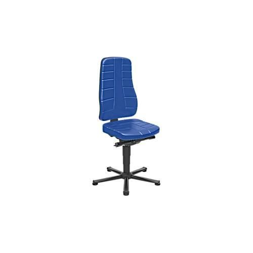 Drehstuhl All-in-One 9640, mit Gleiter, Kunstlederpolster, blau