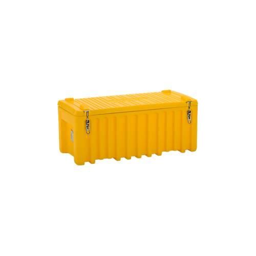 Transport- und Pritschenbox CEMO CEMbox 250, Polyethylen, 250 l, L 1200 x B 600 x H 540 mm, stapelbar, gelb